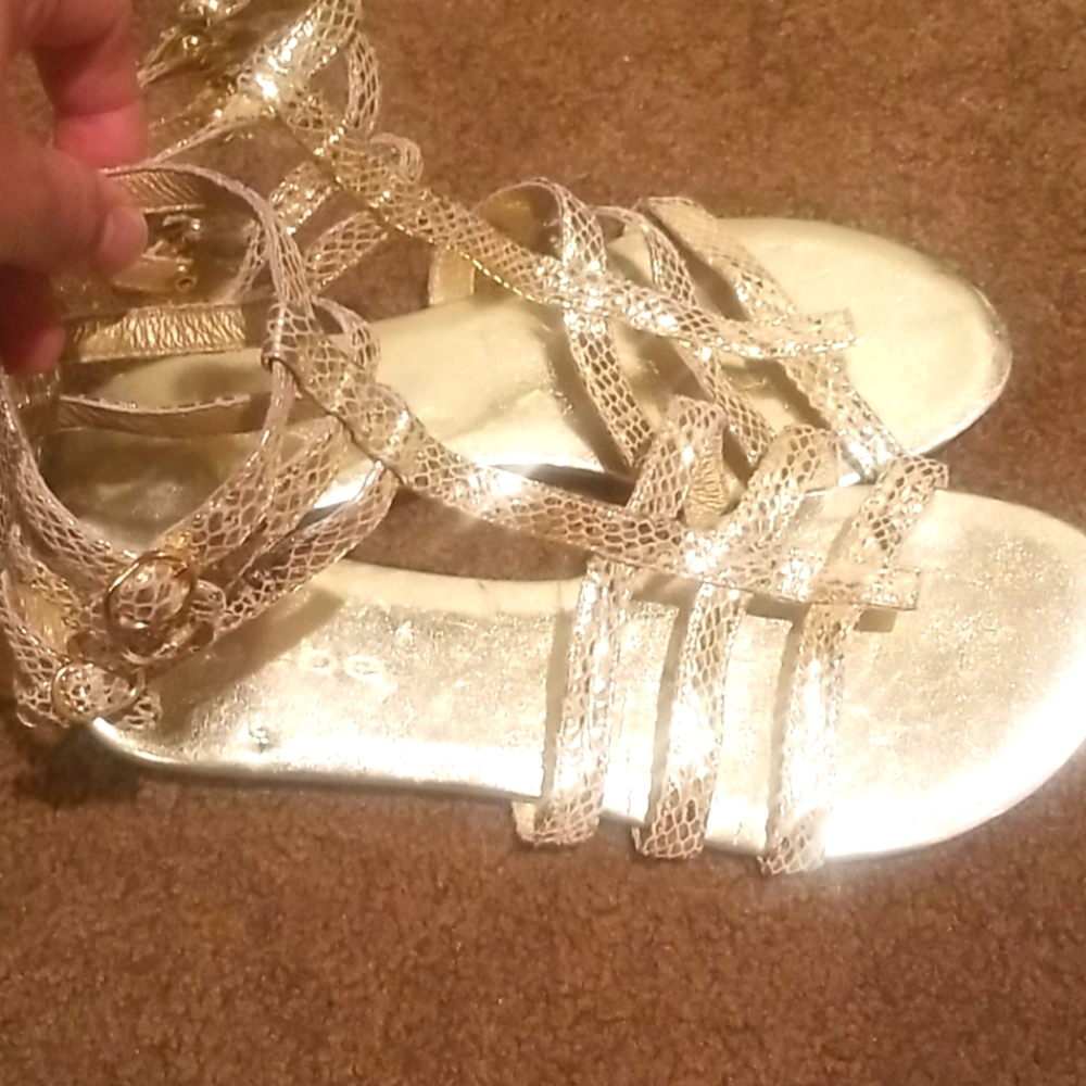 Bebe gladiator sandals
